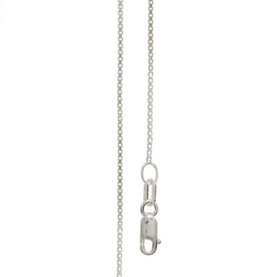 Silver Box Chain necklace - 50 cm