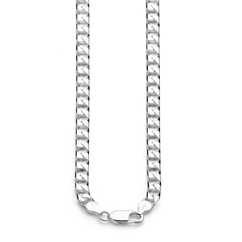 Heavy Silver Necklace - 55 cm
