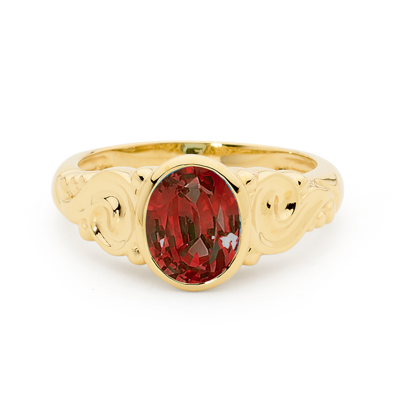 Amazing Garnet Dress Ring