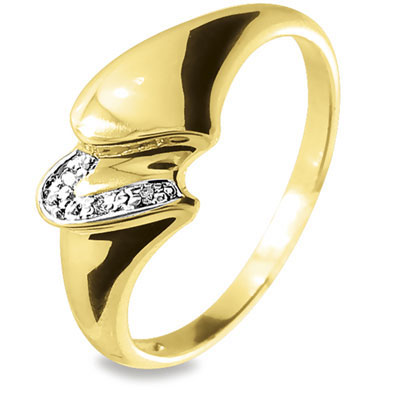 Gold Waves of Change Ring