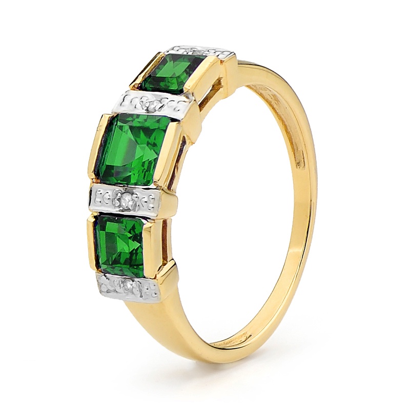 Royal Princess Emerald Eternity Ring