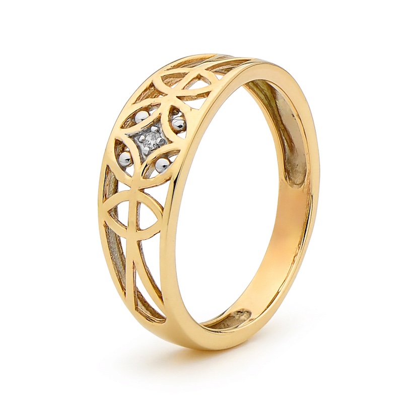 Filigree Diamond Ring