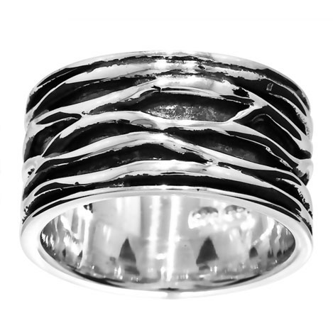 Nature inspired Silver ring