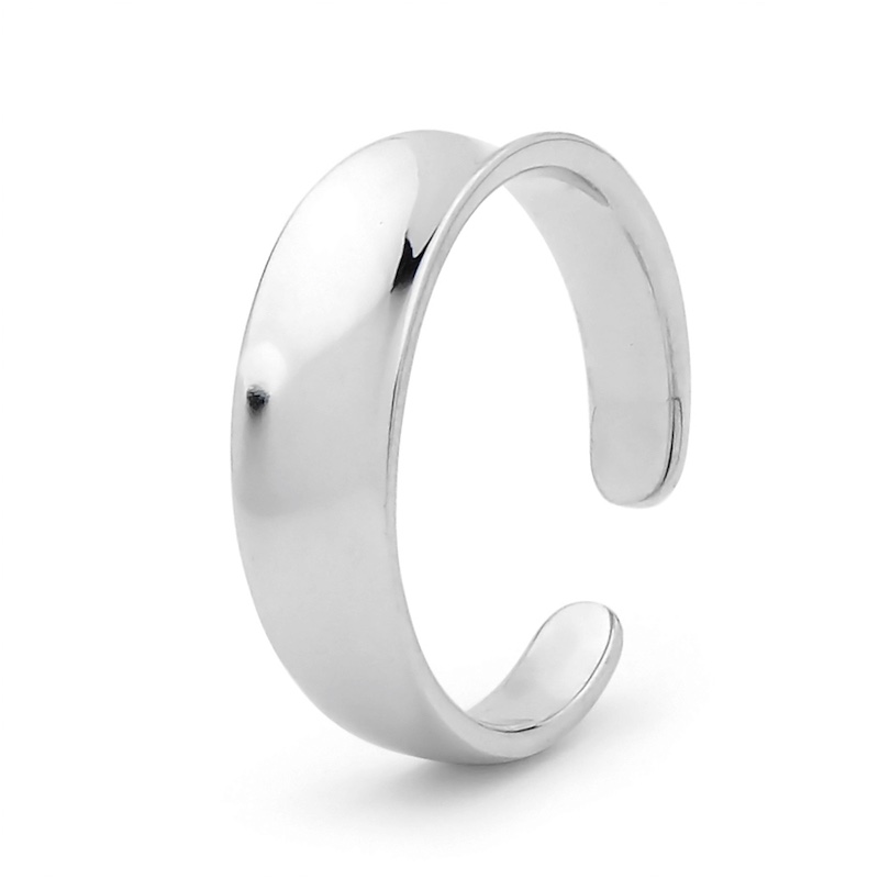 Smooth Sterling Silver Toe Ring