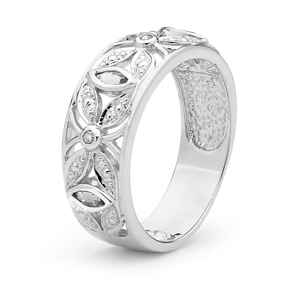 Sterling Silver Right Hand Ring