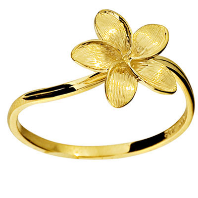 9 ct. Gold Frangipani Ring