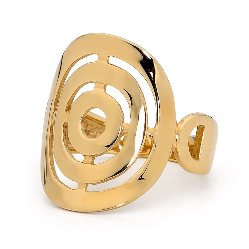 Gold Ring &quot;Circle of life&quot;