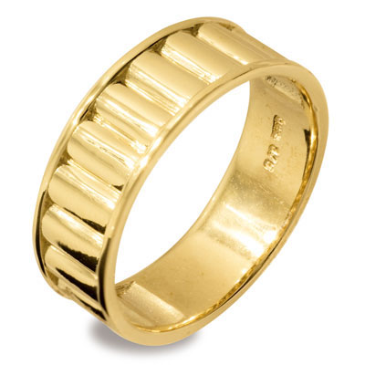 Gold Ring - Rolex Style Band