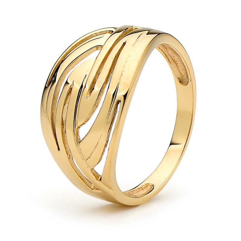 Solid Gold Dress Ring