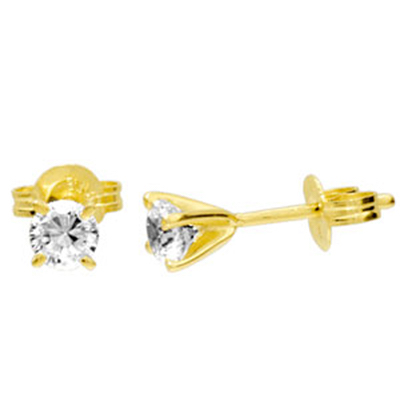 Diamond Solitaire Studs - 0.40 Carat (TDW)