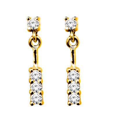 Zirconia Drop Earrings