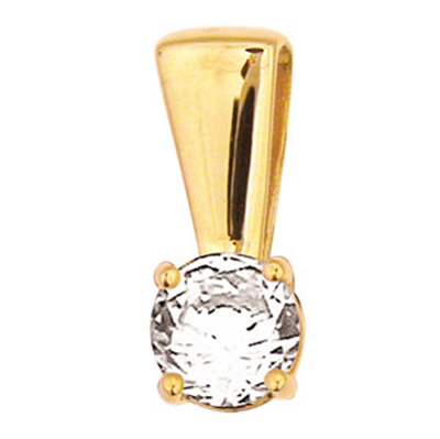 Diamond Solitaire Pendant - 0.25 Carat