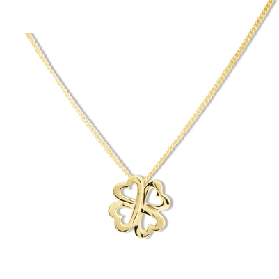 Gold Clover Pendant