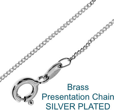 Brass presentation Chain Silver Plated