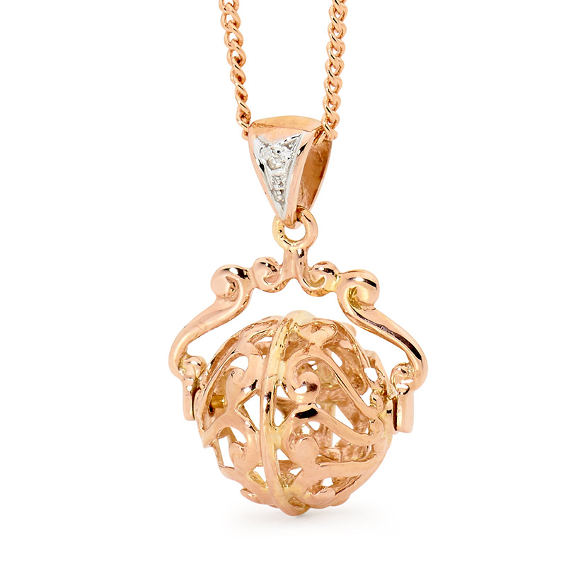 Rose Gold Spinner Pendant