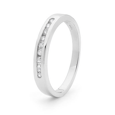 9 Diamond white gold eternity ring