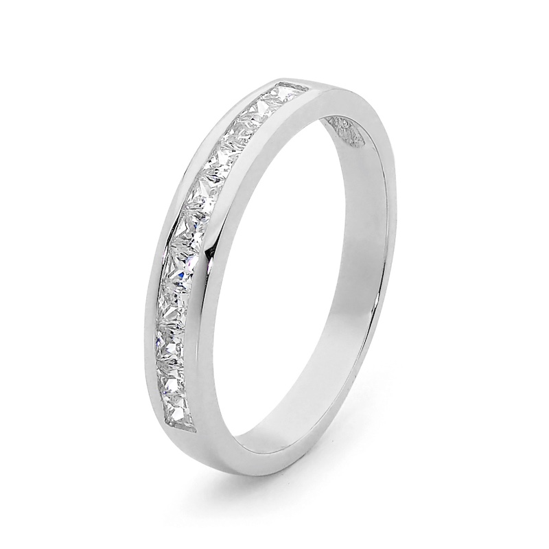 Princess Glitter Zirconia Ring