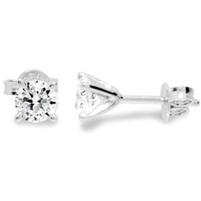 Diamond Studs White Gold - TDW 0.15 Ct.