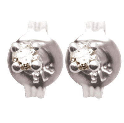 Diamond Stud Earrings - 0.08 Carat (TDW)
