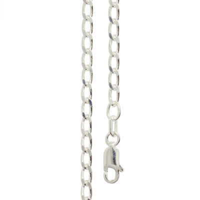 Silver Curb Link Bracelet