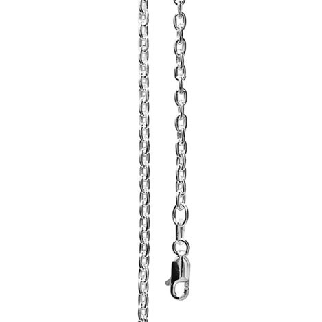 Sterling Silver Trace Link Bracelet - 19 cm