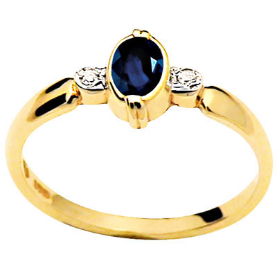 Sapphire and diamond Ring