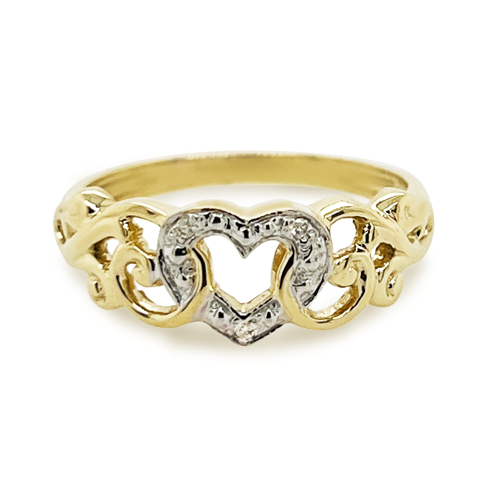 Diamond Heart Ring