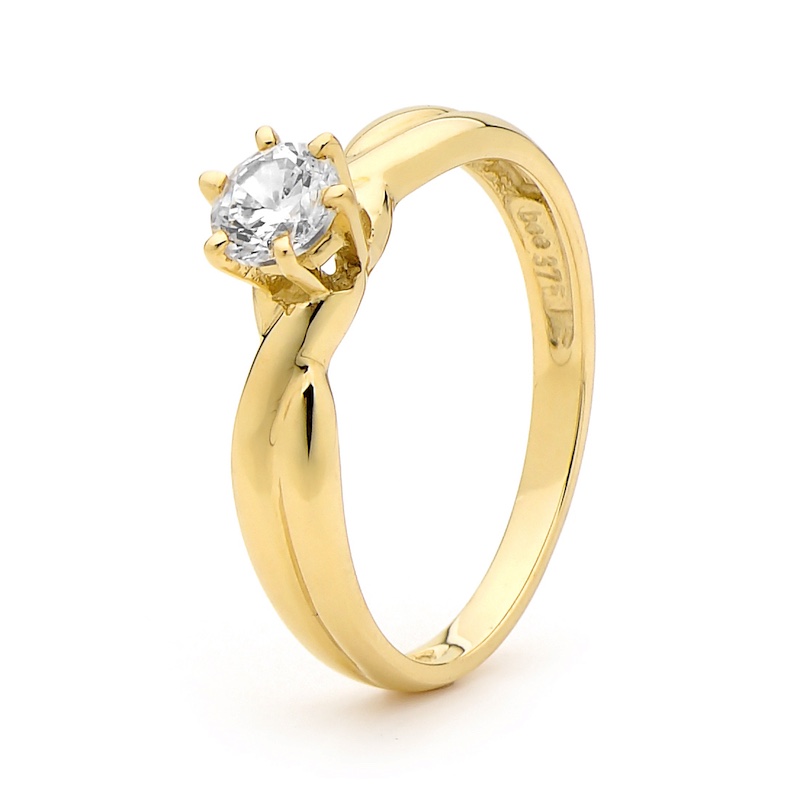 Cubic Zirconia Engagement Style Ring