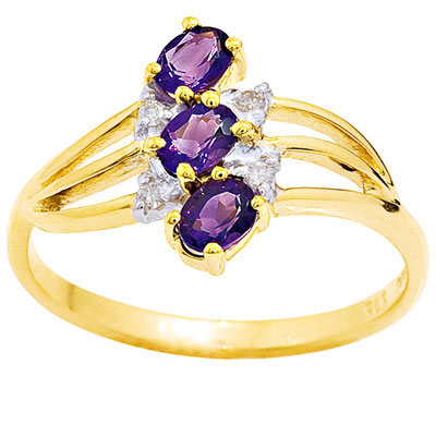 Heritage Amethyst and Diamond ring