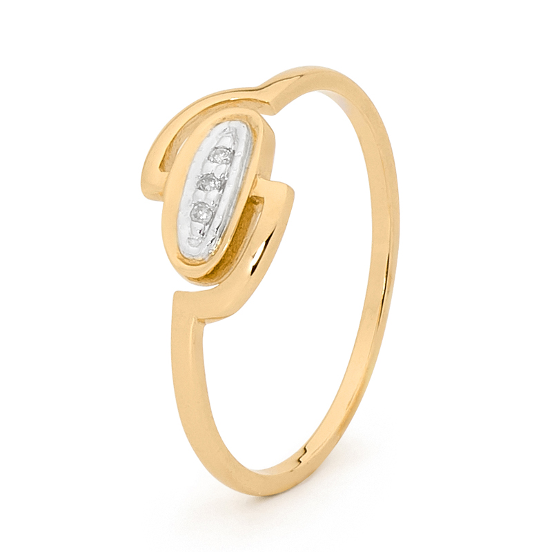 Gold and Diamond fun ring