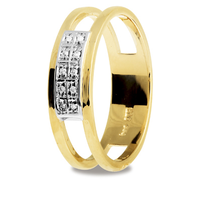 Mens Ring with Diamonds