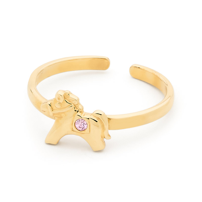 Girls First Gold Ring - Pony