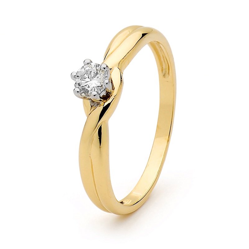 Engagement Ring  0.20ct Diamond  Eva
