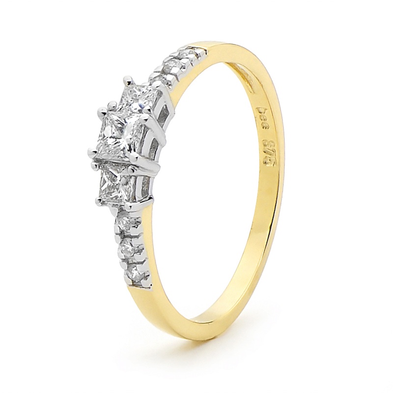 Rachel Engagement Ring - 1/3 Carat TDW - Rachel