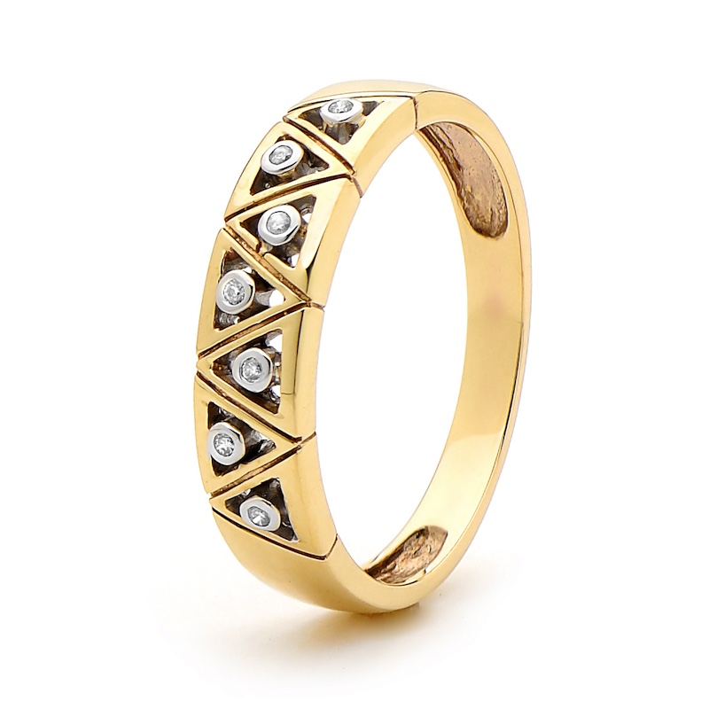 Deco Style Diamond Ring