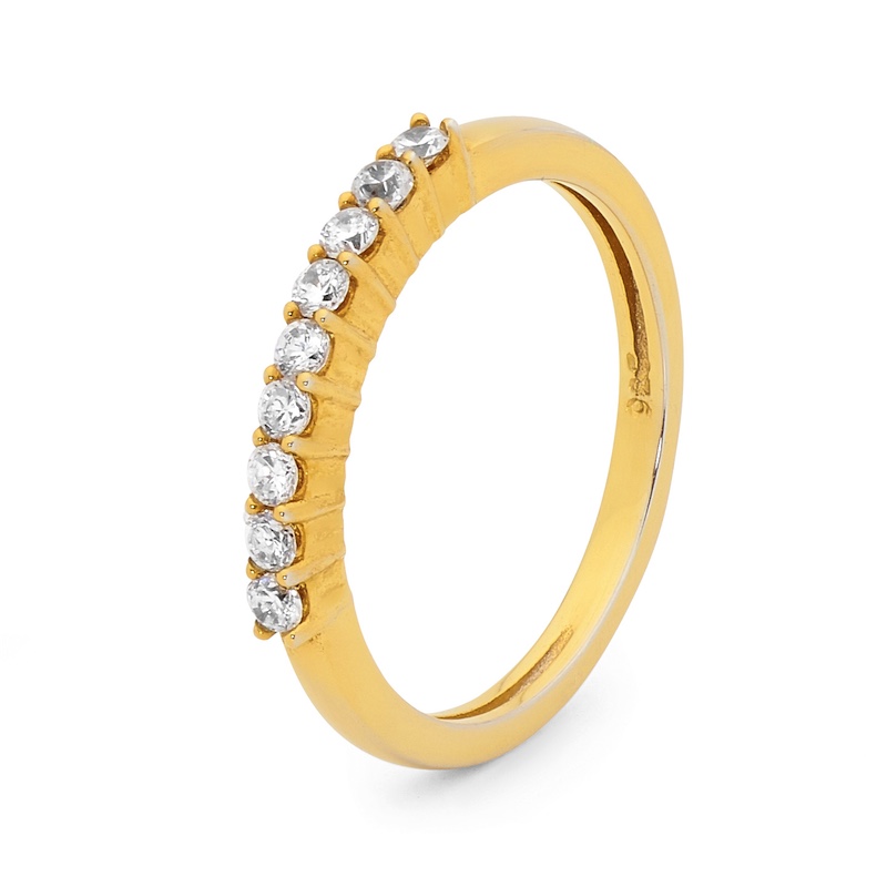 Cubic Zirconia Eternity Ring