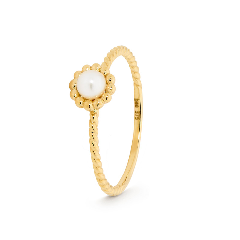 Freshwater Pearl Stacker Ring - Micro Gems