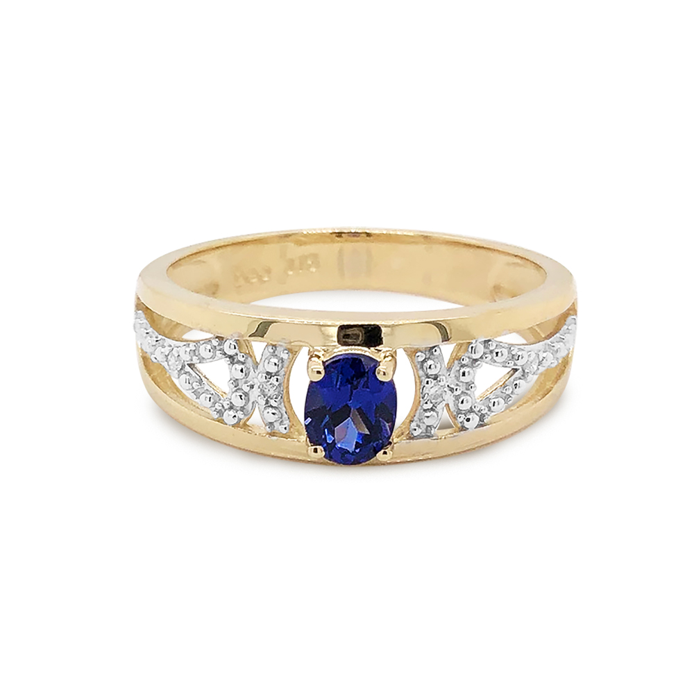 Sapphire and Diamond Dress Ring