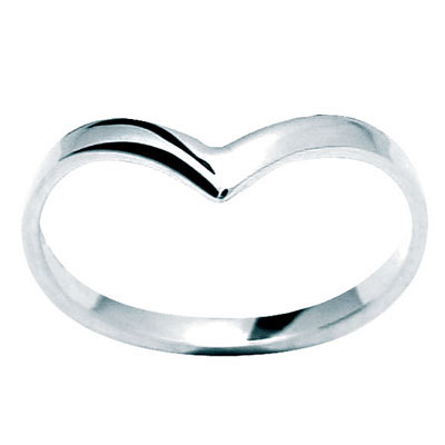 Silver Wishbone Ring