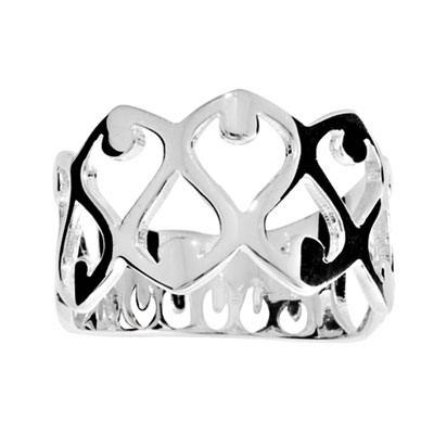 Sterling silver fashion ring