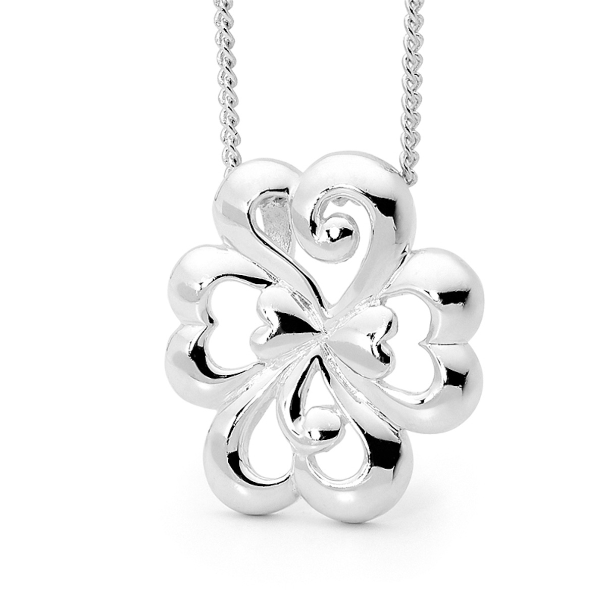 Silver Clover Pendant