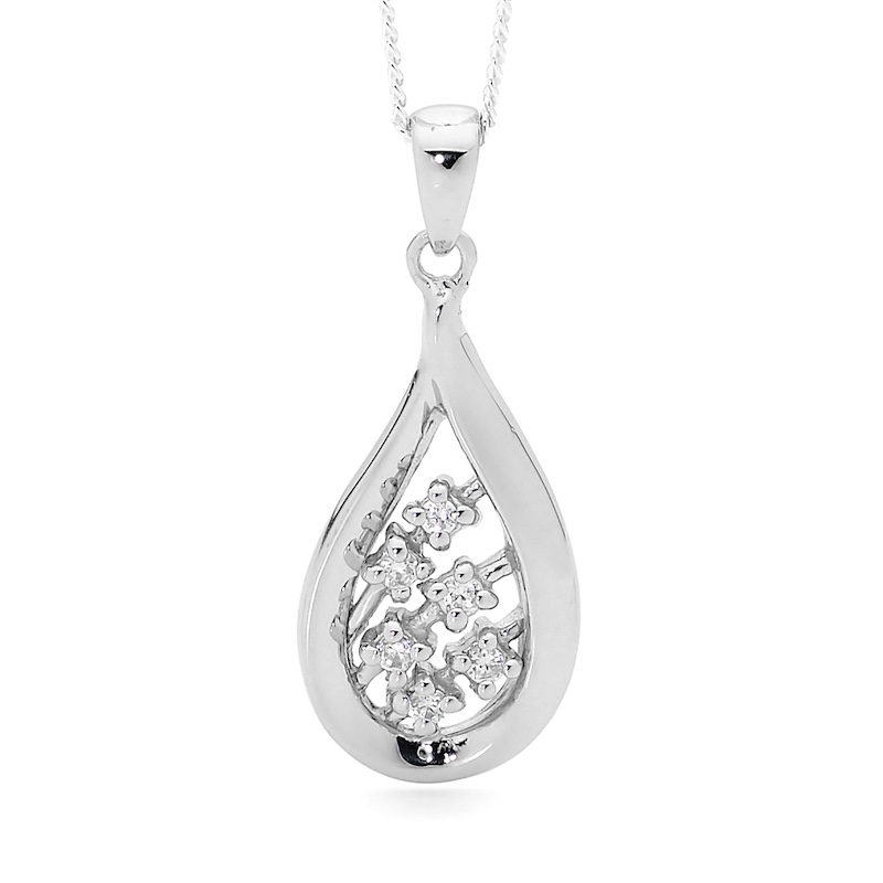 Sterling Silver Teardrop Pendant