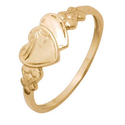 Child's Engraved Signet Ring - Size N