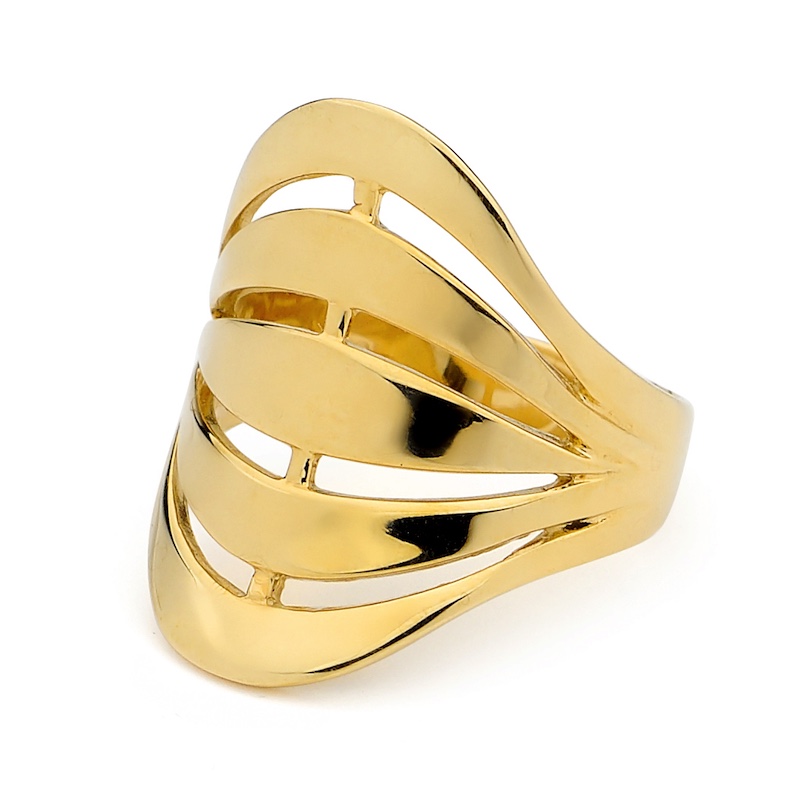 Gold Ring - Wide Finger Ring
