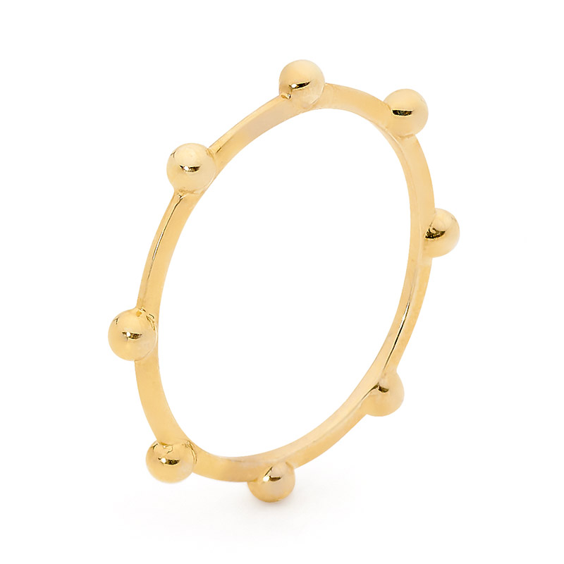 Stacking Gold Ring - Yellow