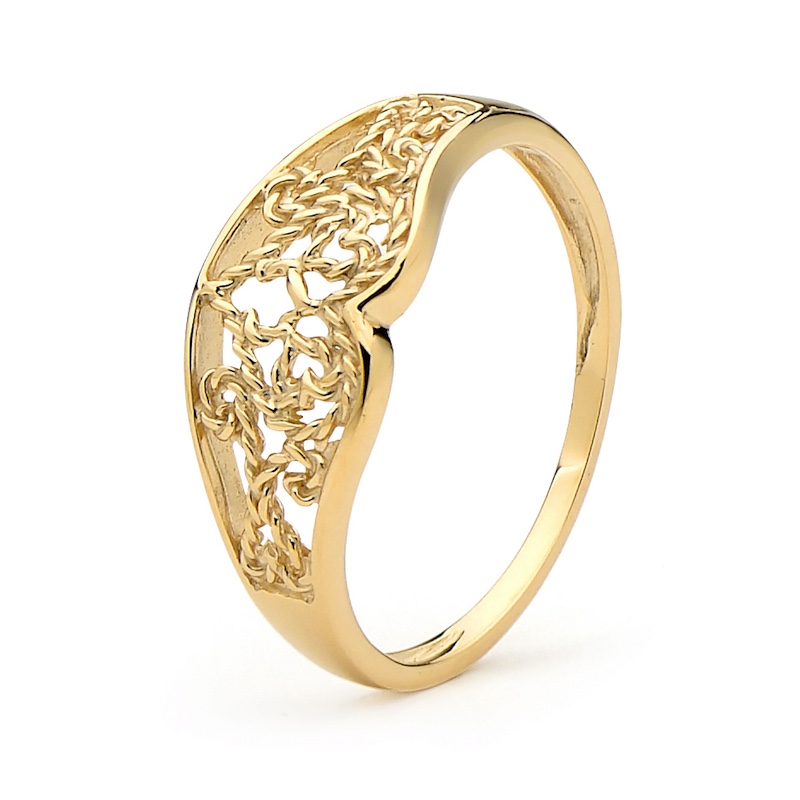 Gold Ring - Filigree