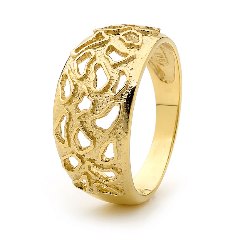 African Safari Gold Ring
