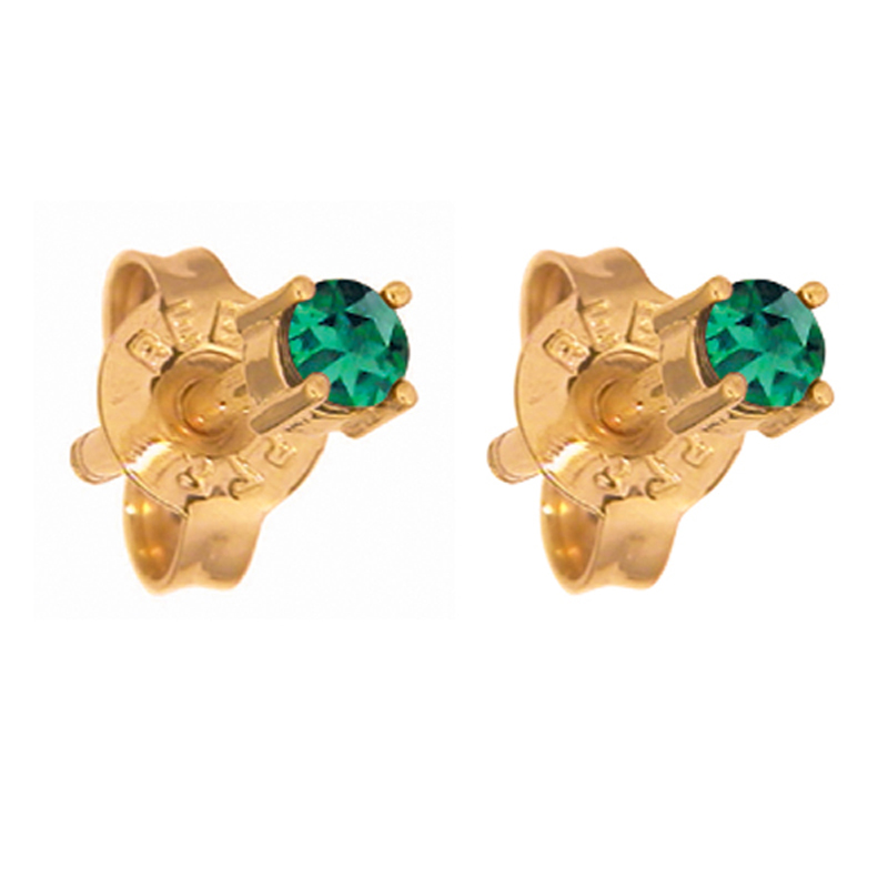 Emerald Stud Earrings