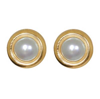 Mabe Pearl earrings