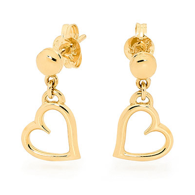 Gold Earrings - Bee Jewellery